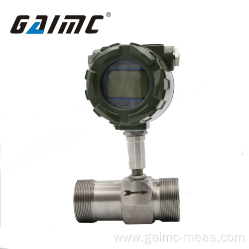 Liquid control diesel hydraulic oil turbine flow meter